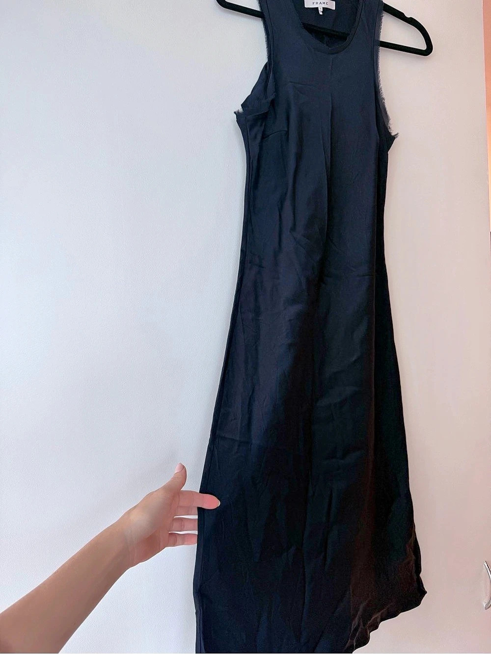FRAME Navy90 Maxi Dress